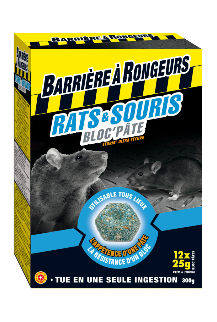 Rats et Souris – Bloc’Pâte appât
